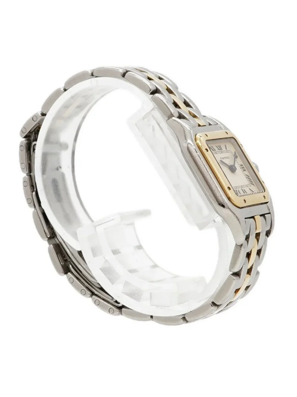 Cartier Panthere SM 1 Row Beige Dial Watch